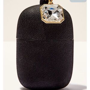 Bath & Body Works Black Luxe Hand Sanitizer Holder with Crystal Charm